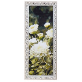 Картина Білі хризантеми 15*42см