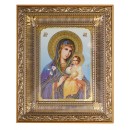 Ікона Кіот №12 15*20см Матір Божа Годувальниця
